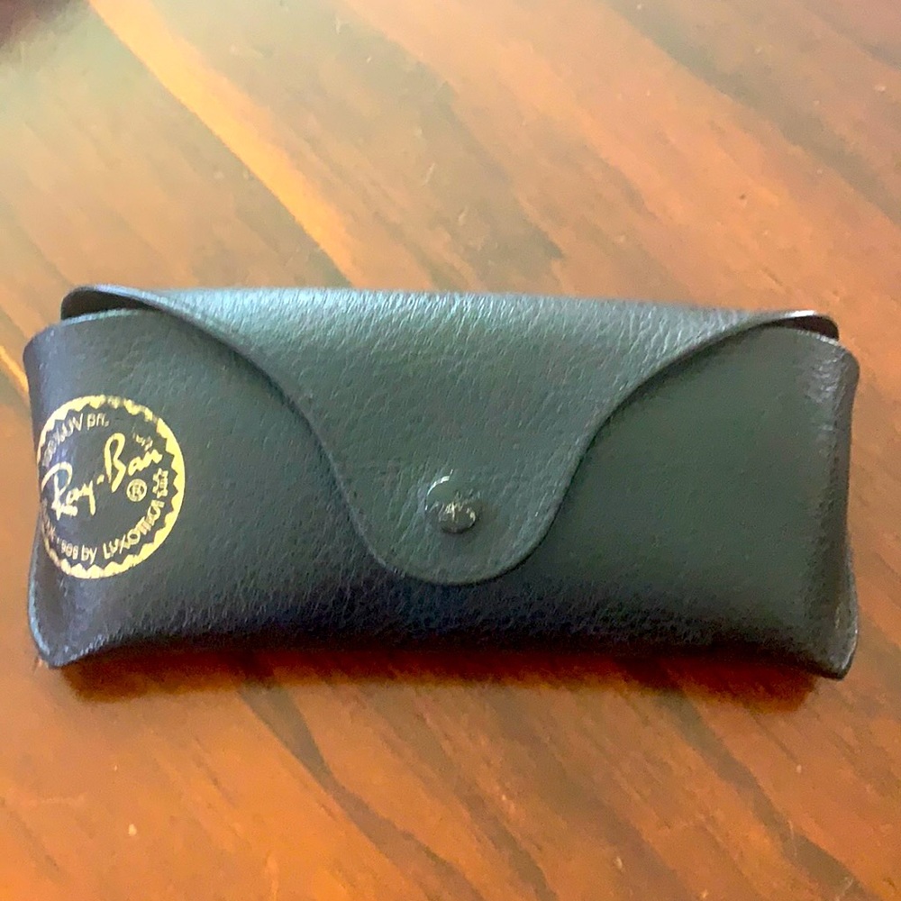 Black RayBan sunglasses case
